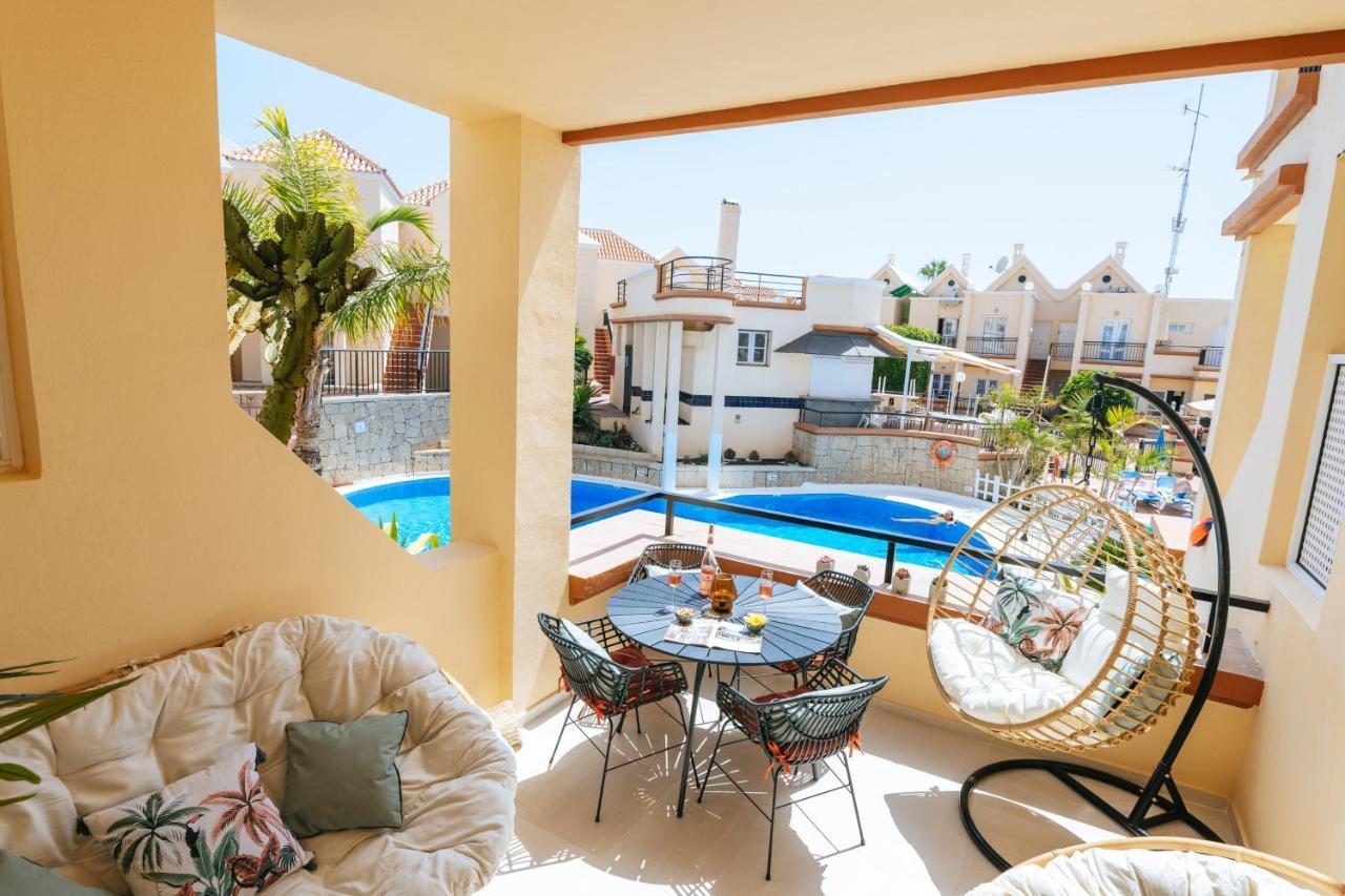 Amazing Renovated Pool View Apt, Aircon, 2 Min To Fanabe Beach Costa Adeje  Exteriör bild